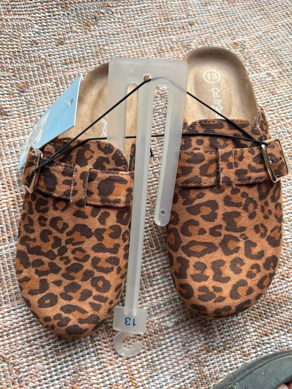 Cat & Jack Kids' Tate Clogs - Brown/Tate Leopard